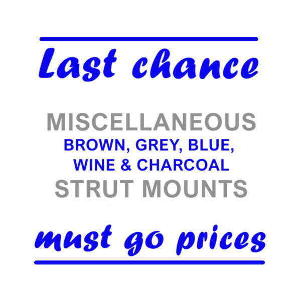 Miscellaneous Colours Photo Strut Mounts - CLEARANCE