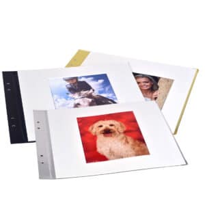 Post Bound Hinged Photo Album Pages