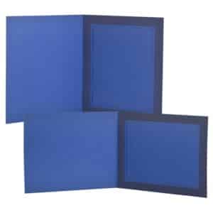 Carnival Blue Two Tone slip-in photo folders