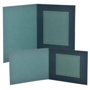 Carnival Green Two Tone Slip-in Photo Folders