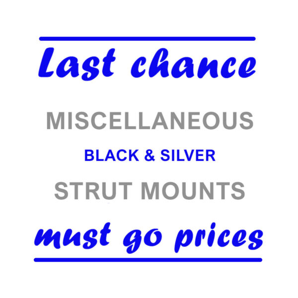 Miscellaneous Black and Silver Photo Strut Mounts - CLEARANCE